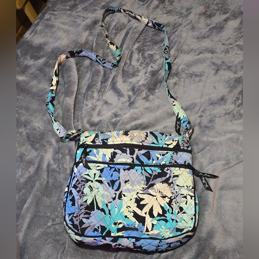 Vera Bradley CamoFloral Patterned Crossbody Bag (Used)